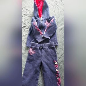 Girls 2 piece sweatsuit 18 month
